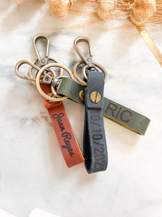 Leather key deals fobs wholesale