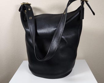 Vintage Coach Navy Everett Bag #9934 - Etsy