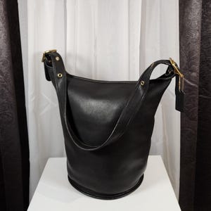 Vintage Coach Bucket Bag 9085 GR 希少カラー Coach Vintage XL Duffle Sac Bucket Hobo 9085 Shoulder Bag