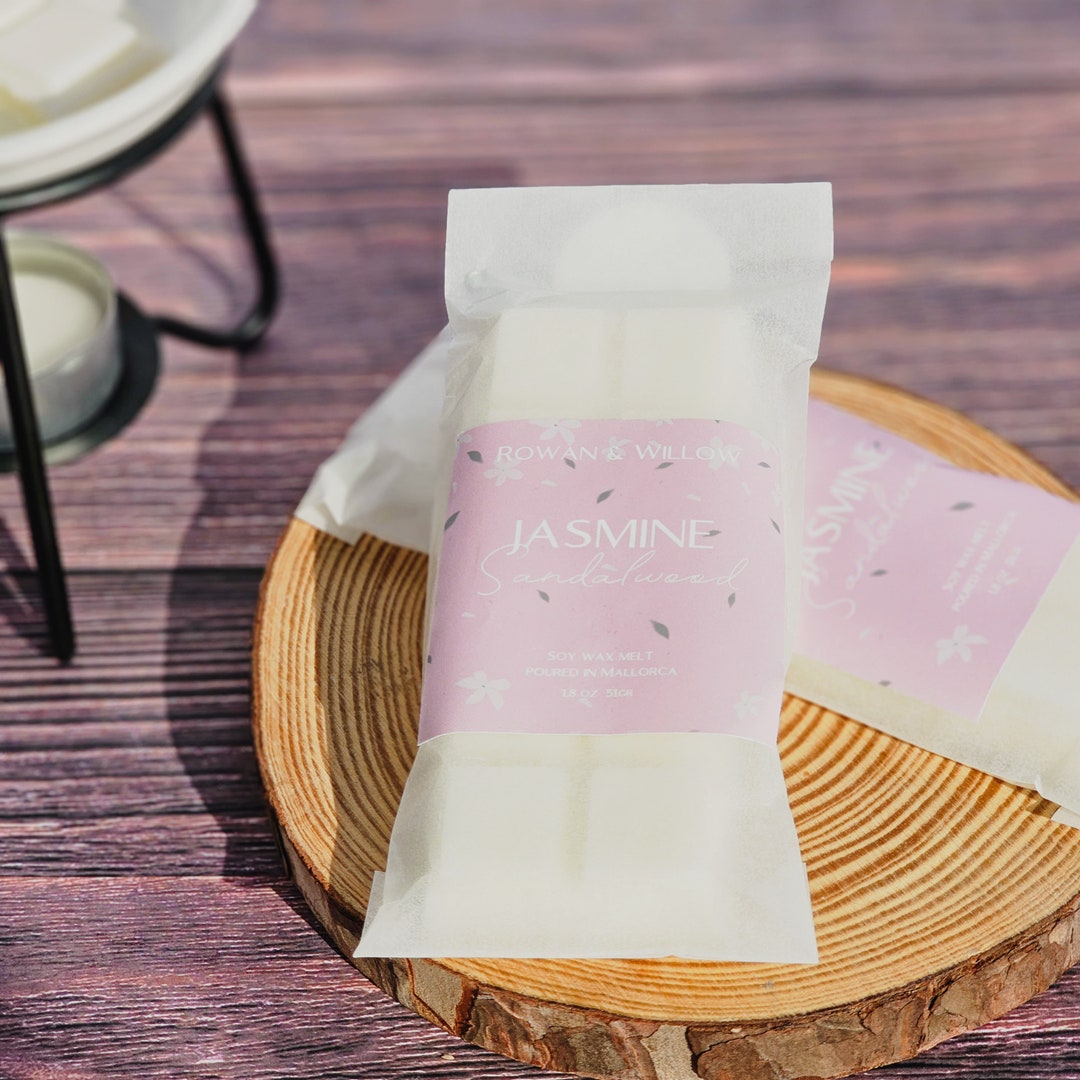 Jasmine Sandalwood Wax Melt Floral Scented Wax Melt Strong Etsy