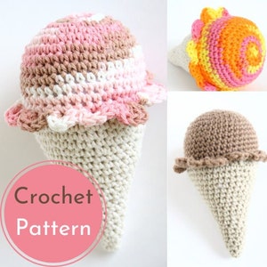 Ice Cream Cone Crochet Pattern