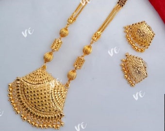 Fancy Gold Plated south indian Mangalsutra Bollywood Actress Mangalsutra CZ Mangalsutra mordern Indian Jewelry Gold Mangalsutra necklace.