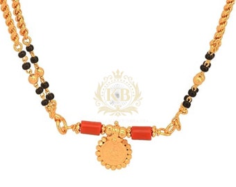 Handmade Mangalsutra Traditional Mangalsutra South Indian Style Gold Tone Thirumangalyam mangalsutra Gold beautiful 2 design mangalsutra .