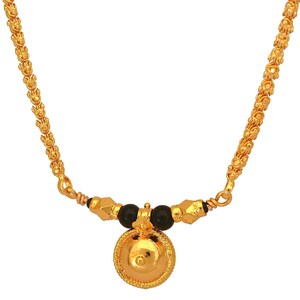 One gram gold plated mangalsutra store