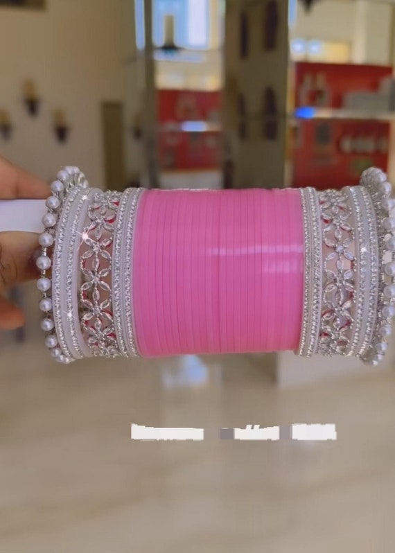 Pink shop bridal chura