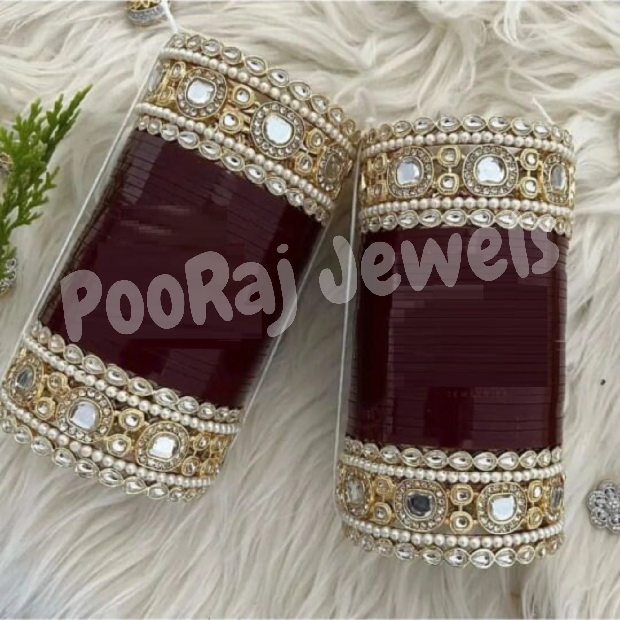 Dark maroon chura outlet