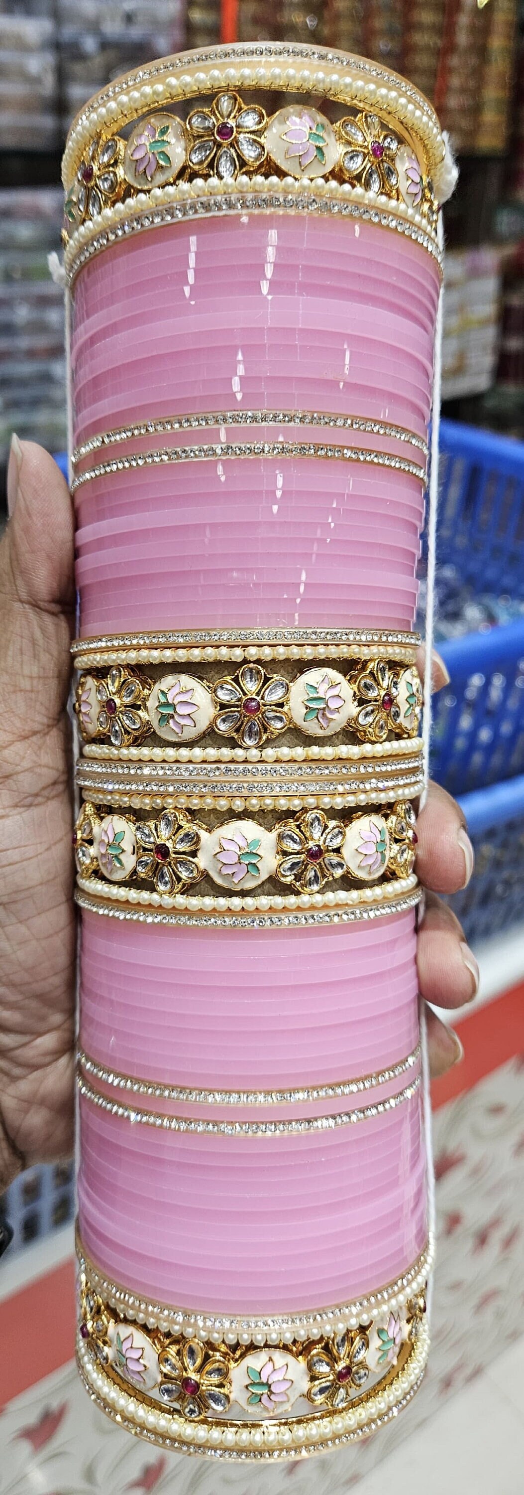 Baby pink chooda deals