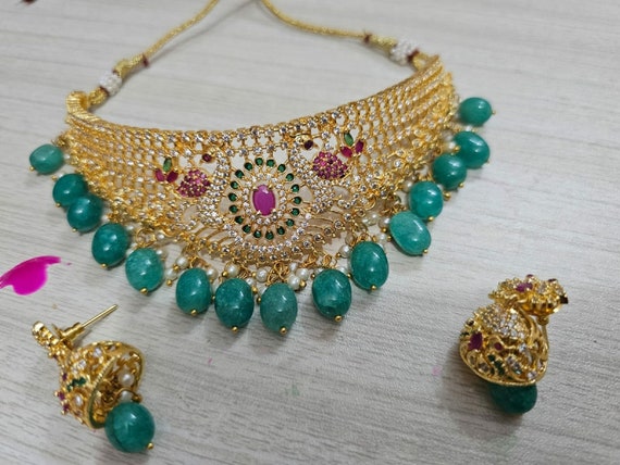 Indian Women s Heavy Bridal Jewellery Set latest Designe Jewellery