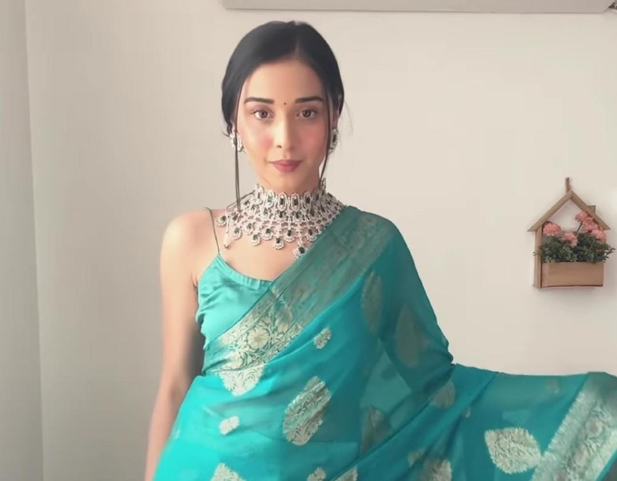Kiara Advani Emerald CZ Diamond Bridal Necklace American Etsy