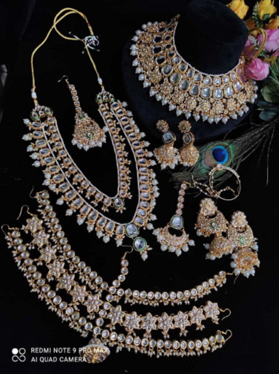 Full neck bridal on sale jewellery