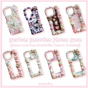 Custom Decoden Phone Case - Kawaii Personalized Case