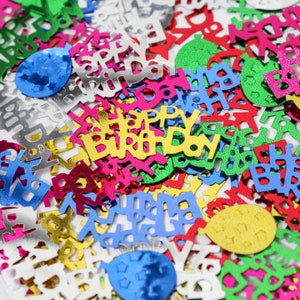 XL BAG Full POUND (16oz) of Happy Birthday Confetti 8,250 + pieces