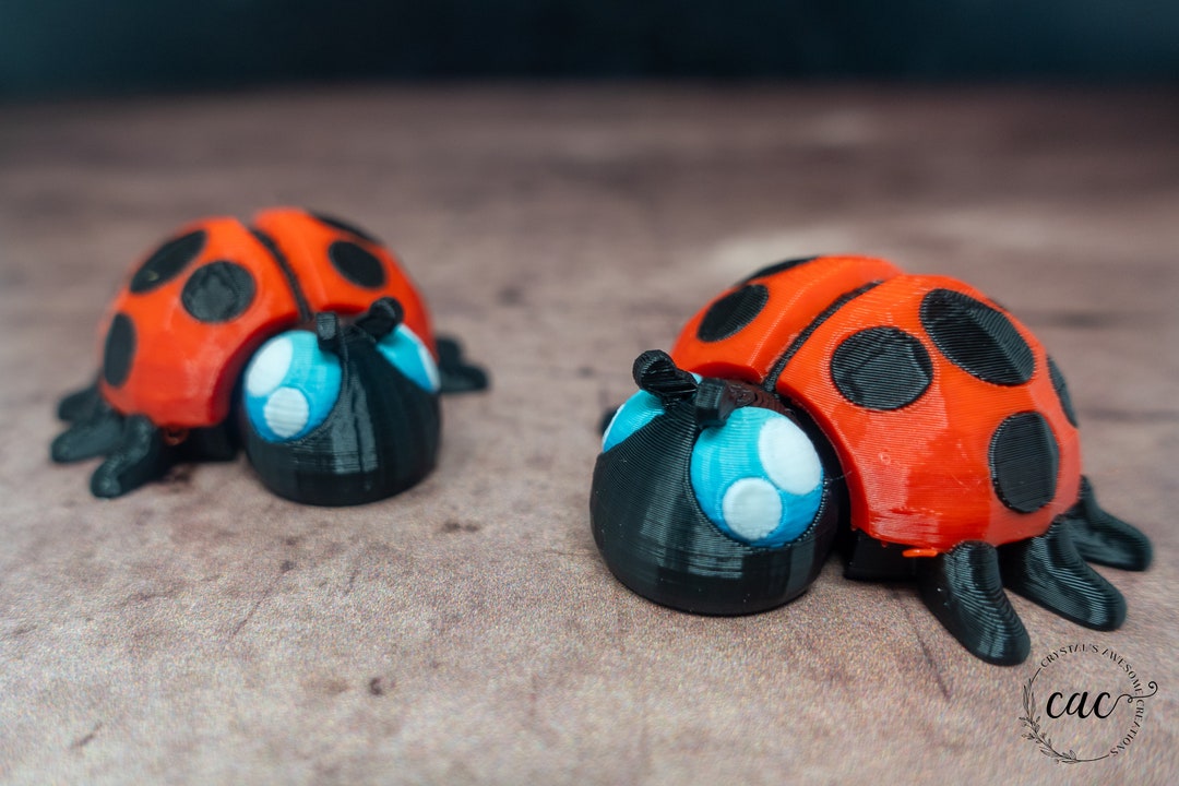 Adorable Miniature 3D Printed Ladybugs - Etsy