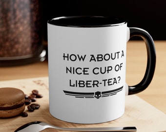 Morning cup of Liber-TEA - Helldivers Inspired Mug