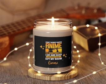 Anime Soy candles, candles for gifts, anime lover, anime, Anime Scented Candle, Anime birthday gift, Christmas gift,Anime Fan Gift,Anime Art