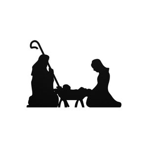 Nativity metal wall design/ art/Home decor/ home and living art/ metal design/ wall art/ wall hanging/ great gift for anyone