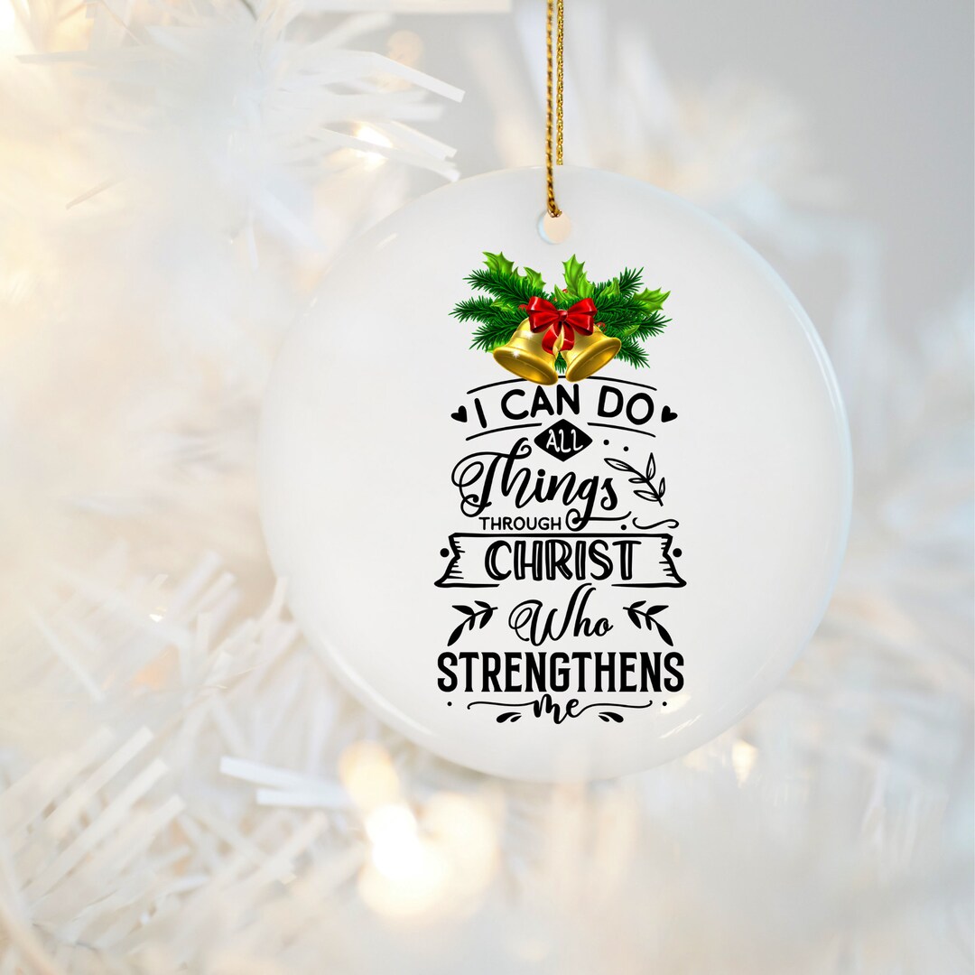Christian Ornaments Bible Verses Bible Messages Christmas Etsy