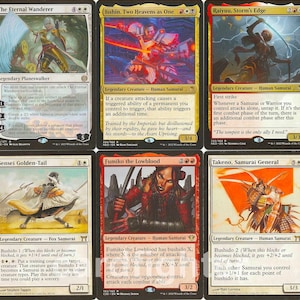 Custom Samurai Tribal Commander EDH Deck - Isshin, Two Heavens as One - MTG Magic