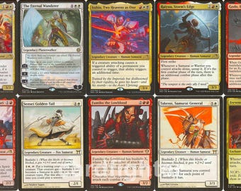 Custom Samurai Tribal Commander EDH Deck - Isshin, Two Heavens as One - MTG Magic