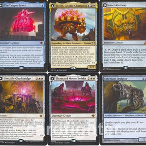 Custom Double-Faced Artifact Commander EDH Deck - Tetzin, Gnome Champion - MTG