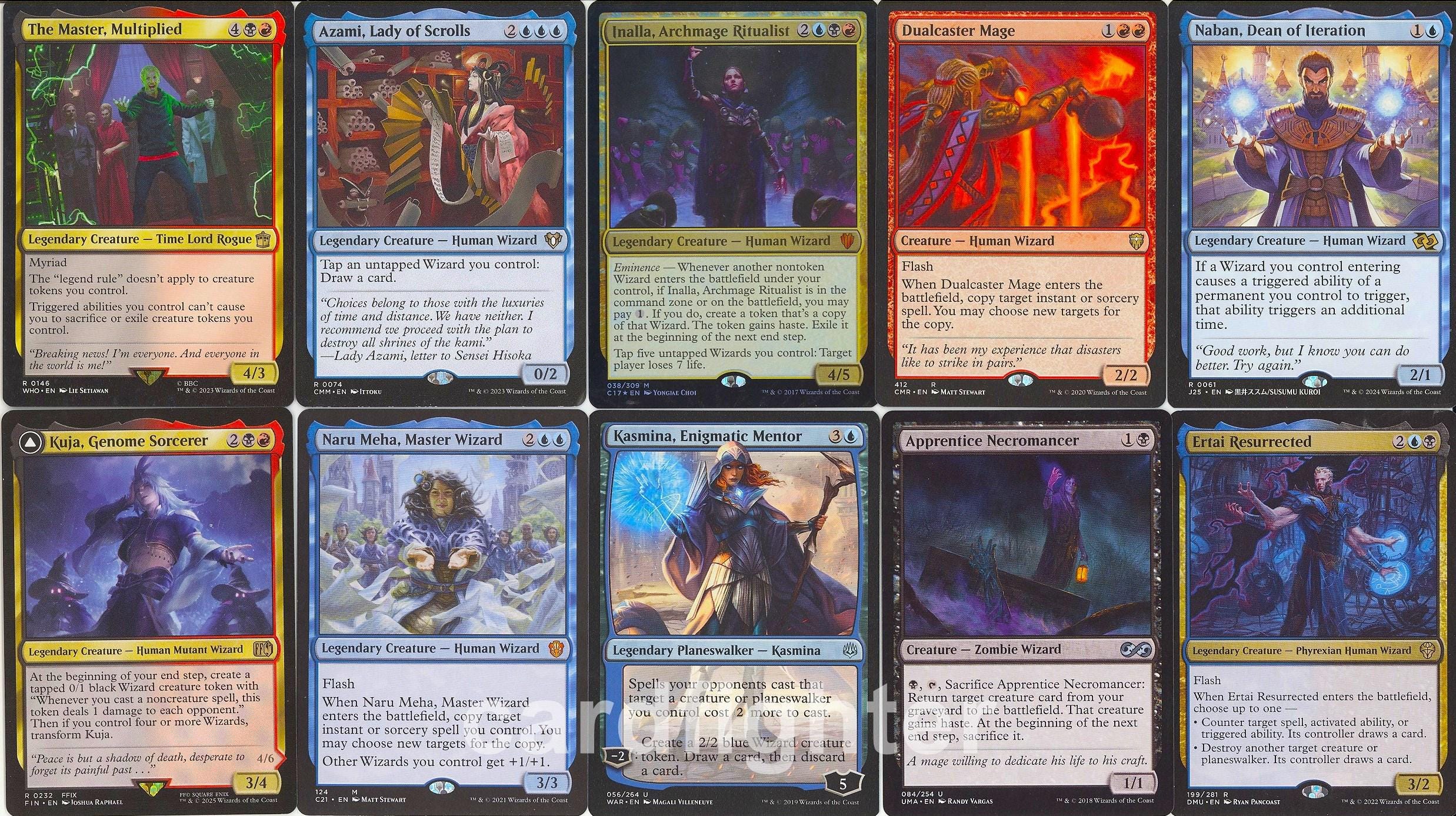 mtg wizard commander deck Amazon.com: Wizard Commander Deck - Mono Blue - EDH - 100 Card - Custom Magic  The Gathering Deck main image 0