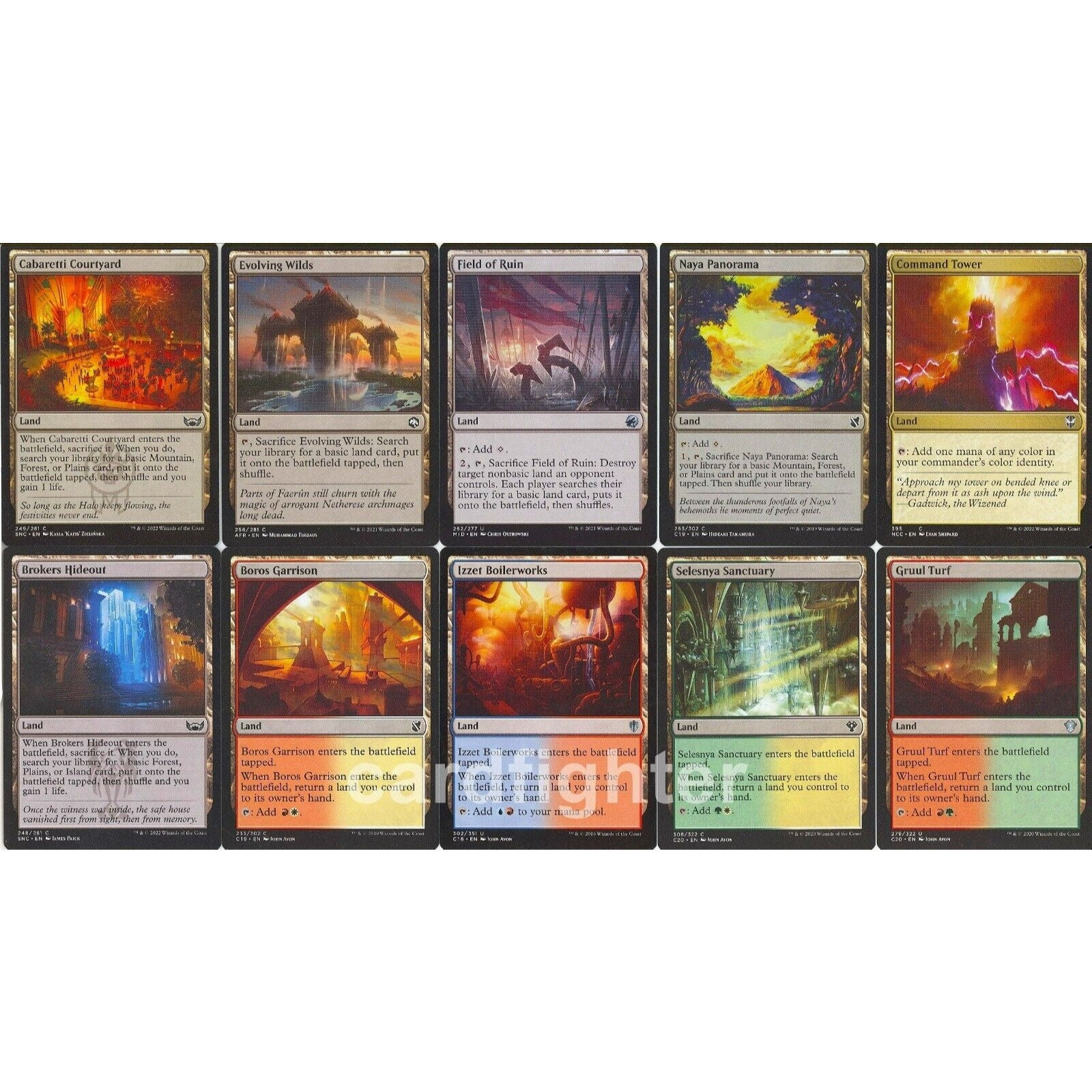 Custom Landfall Commander EDH Deck - Omnath, Locus of Creation - MTG Magic  Cards - Etsy Denmark