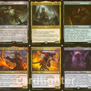 korvold mtg commander deck Korvold, Fae-Cursed King Sacrifice Tokens Treasure Magic – CommanderComplete Flying Whenever Korvold Elite Korvold Sacrifice Commander Deck