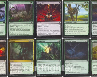 blue red commander deck mtg Magic The Gathering Bloomburrow Commander Deck Squirreled Away main image 1
