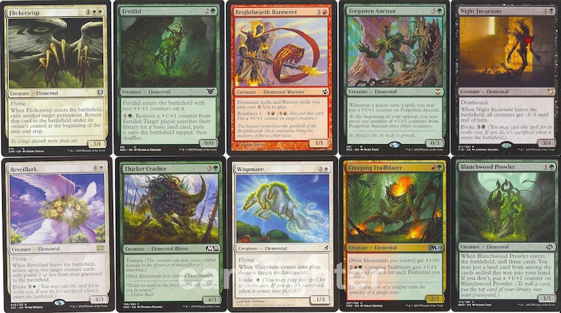 Custom Elemental Tribal Commander EDH Deck - Horde of Notions Avenger ...
