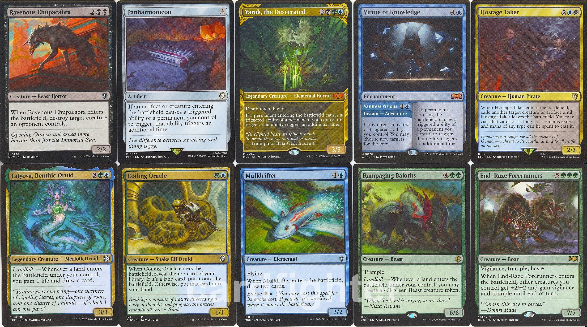 Custom Double Trigger Theme Commander EDH Deck - Yarok, the Desecrated - MTG  Magic - Etsy
