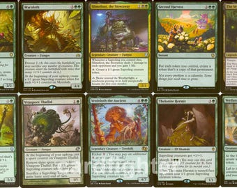 Custom Fungus Saproling Tribal Commander EDH Deck - Slimefoot, the Stowaway  - MTG Magic - Etsy