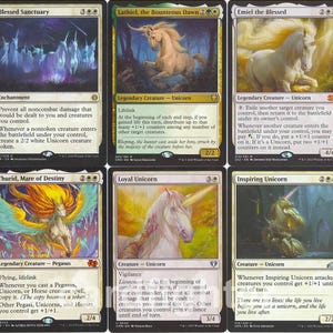 mtg unicorn deck commander Unicorn TRIBAL COUNTER SPARKLE // Commander (Emiel the Blessed) deck list mtg // Moxfield MTG Deck Builder