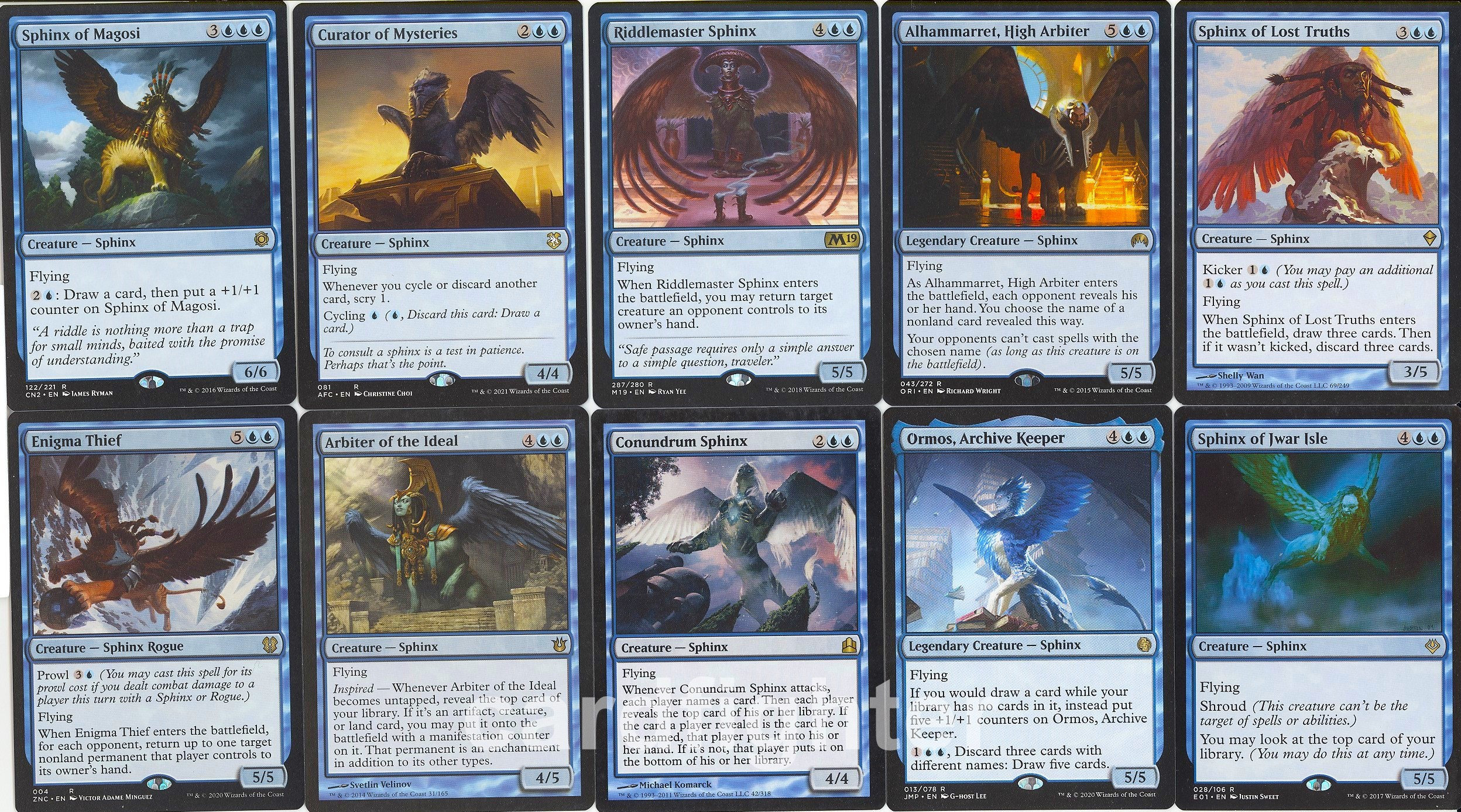 sphinx commander deck mtg Magic: The Gathering - Enigma The Gathering Which Commander for Sphinx Tribal