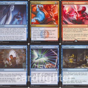 Spellslinger Draw Engine Custom Card Draw Spellslinger Commander EDH Deck - Niv-mizzet, Parun ...