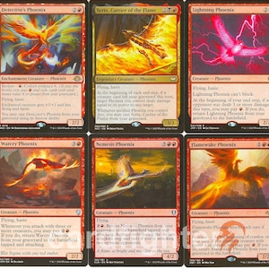 mtg all phoenix cards t:"phoenix" Scryfall Magic: The Gathering Search haste 2R Mtg Phoenix - Etsy