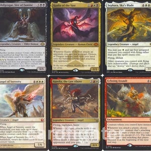 mtg angel demon commander deck EDH Deck Lyra Dawnbringer 100 Magic Cards Moonveil Games Custom Commander Deck ~ Heaven,
