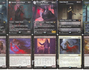Custom Dracula Commander EDH Deck - Dracula the Voyager Count - Vampire MTG