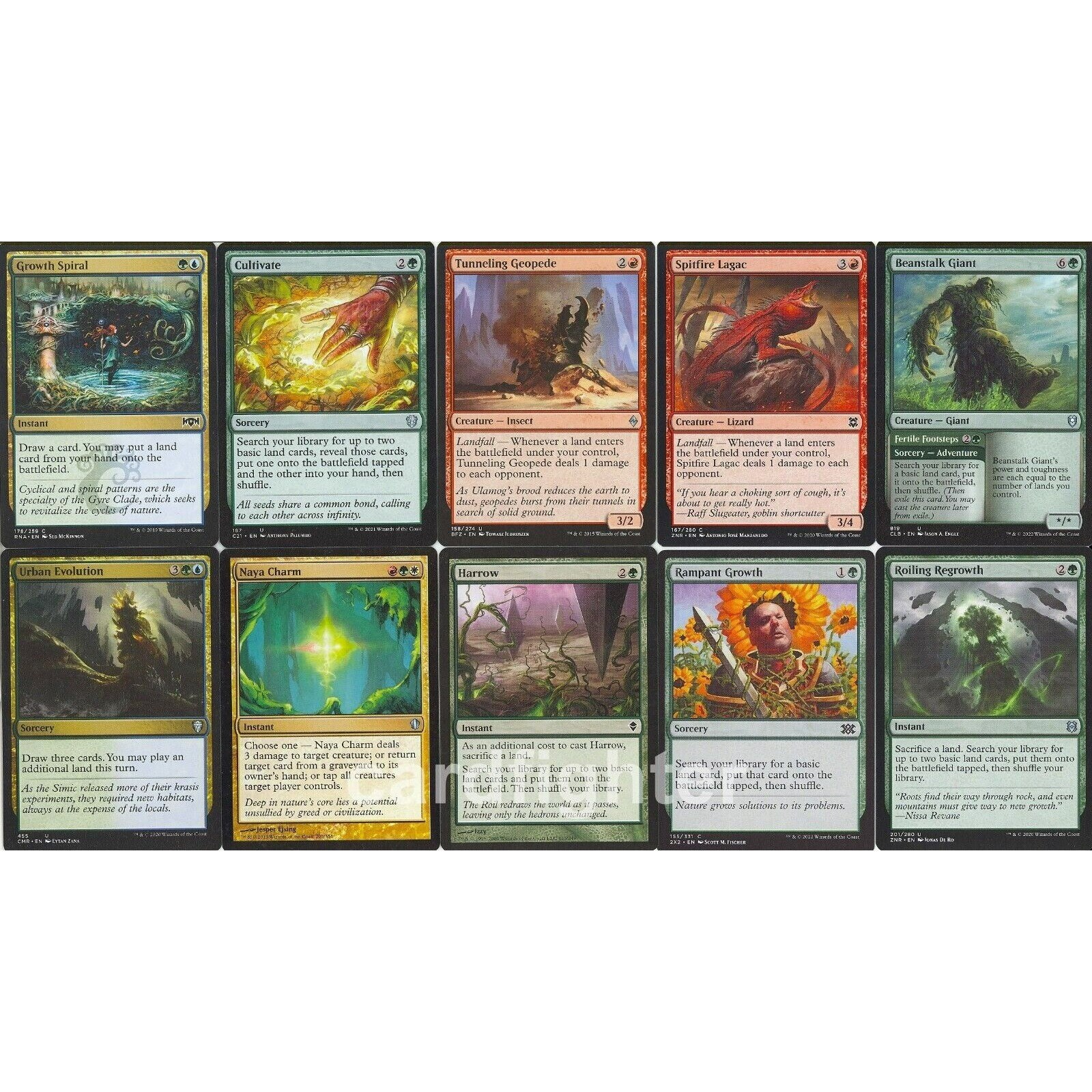 Custom Landfall Commander EDH Deck - Omnath, Locus of Creation - MTG Magic  Cards - Etsy Denmark