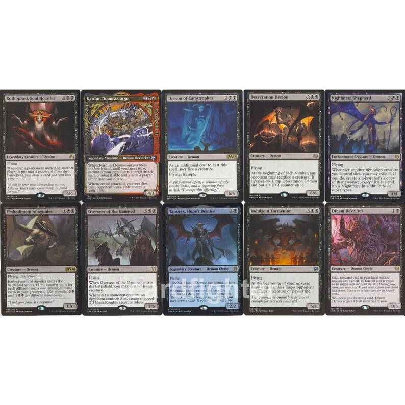 Demon Tribal Commander EDH Deck Rakdos, the Showstopper MTG Sacrifice