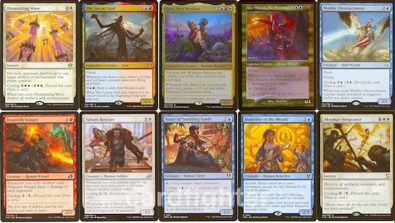 mtg cycling commander deck Amazon.com: Magic: The Gathering Timeless Wisdom Ikoria Commander Deck |  100 Card Deck