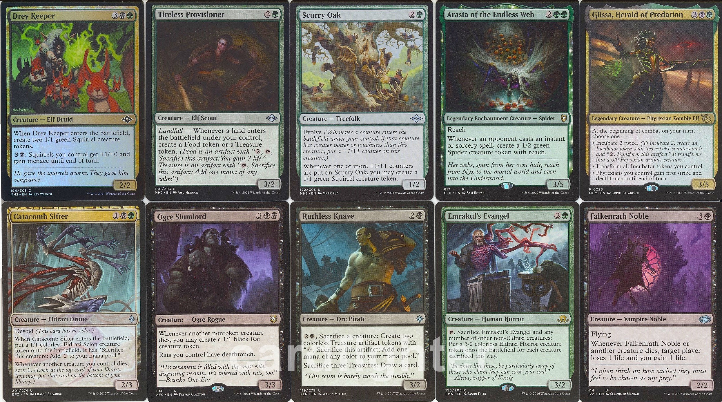 Custom Squirrel Tribal Commander EDH Deck - Chatterfang, Squirrel General -  MTG - Etsy