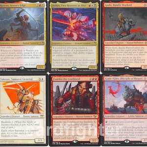 Custom Samurai Tribal Commander EDH Deck - Isshin, Two Heavens as One - MTG Magic