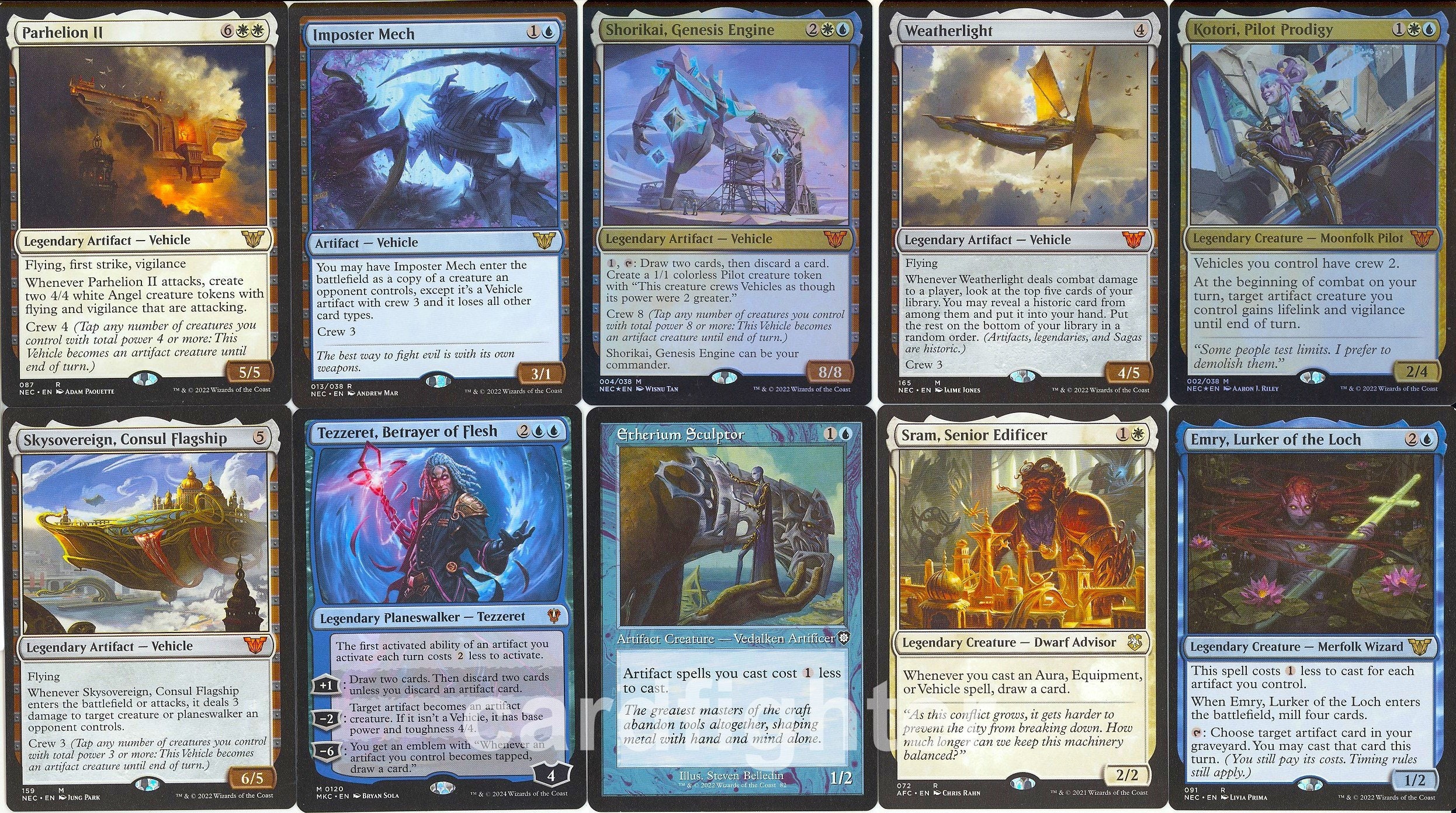 vehicle deck mtg commander Balthier and Fran (Commander) - Vehicles MTG Commander Deck EDH Deck
