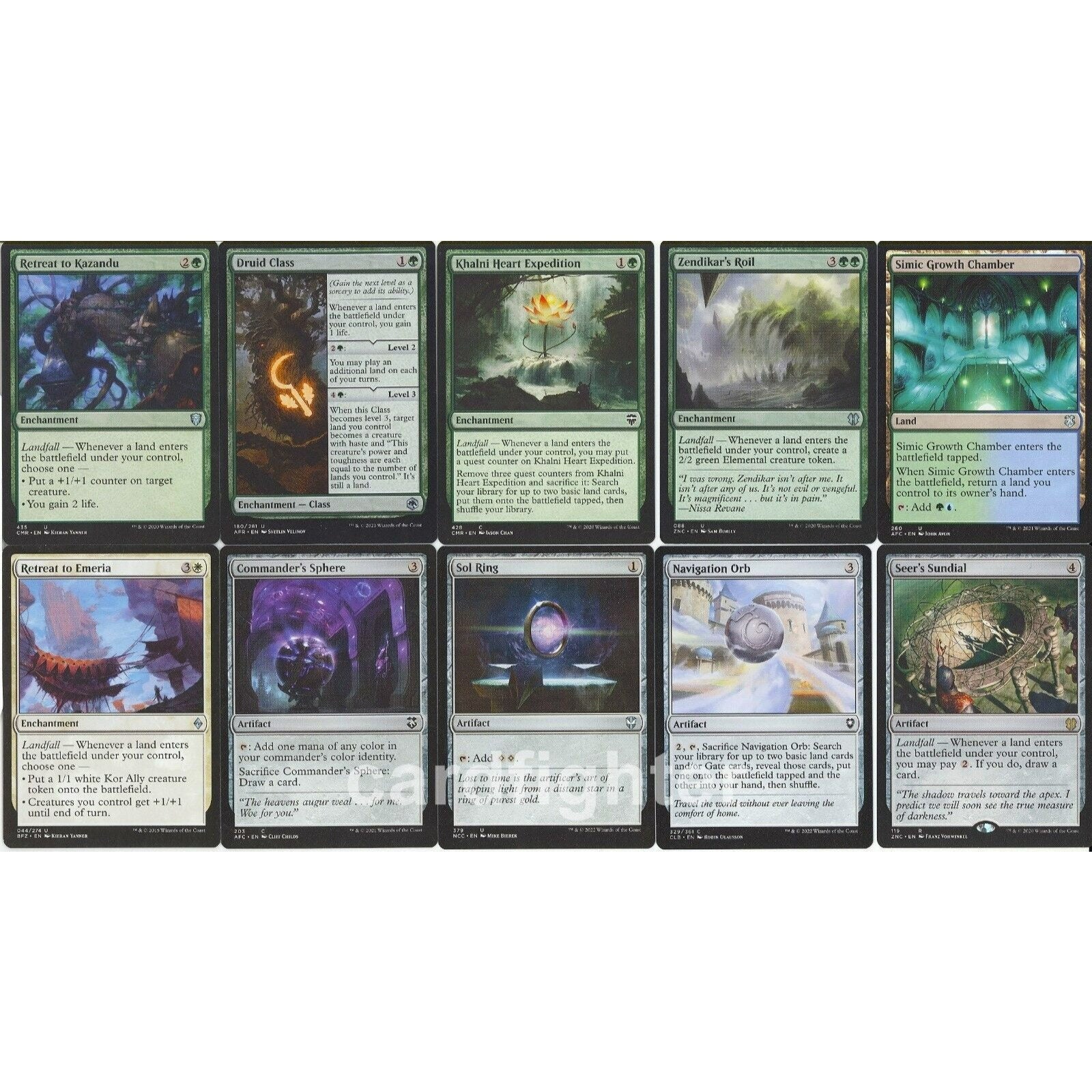 mtg the necrobloom commander deck MTG Commander Deck EDH Deck The Necrobloom 100 Magic Cards Custom Deck  Landfall Modern Horizons 3 main image 1