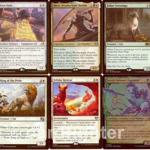 Cat Tribal Commander EDH Deck - Mirri, Weatherlight Duelist - MTG Magic Cards