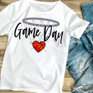 Basketball Game Day Hoops Digital download png File for Sublimation Design