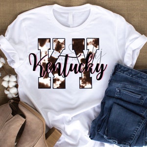 KY Kentucky cow print Pink Digital download PNG file sublimation design