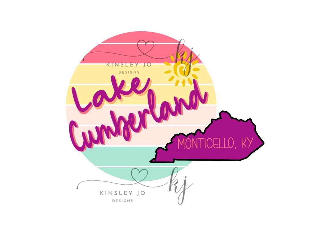 Monticello Ky Lake Cumberland PNG DOWNLOAD FILE Etsy