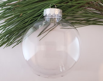 Adornos de disco plano rellenables de 4" (100 mm)