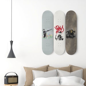 Skateboard Wall Art 3 Piece 